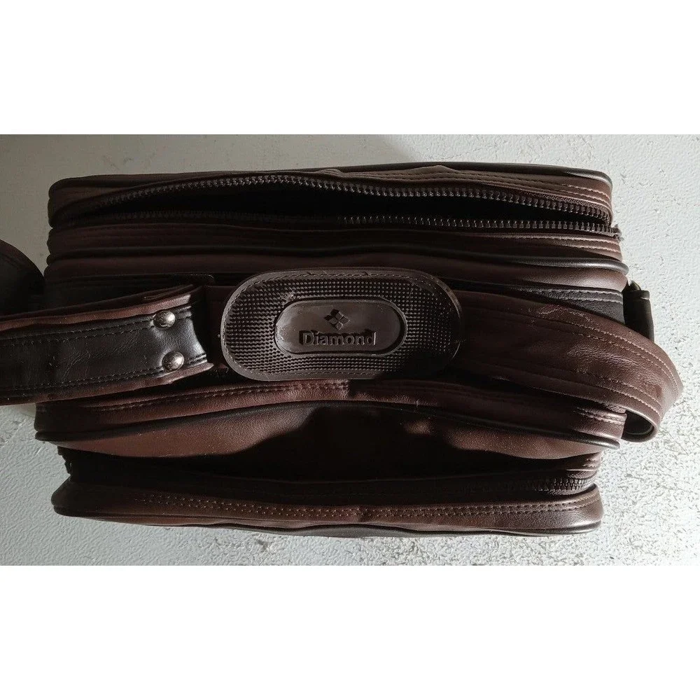 Vintage Diamond 100 Leather Camera Bag